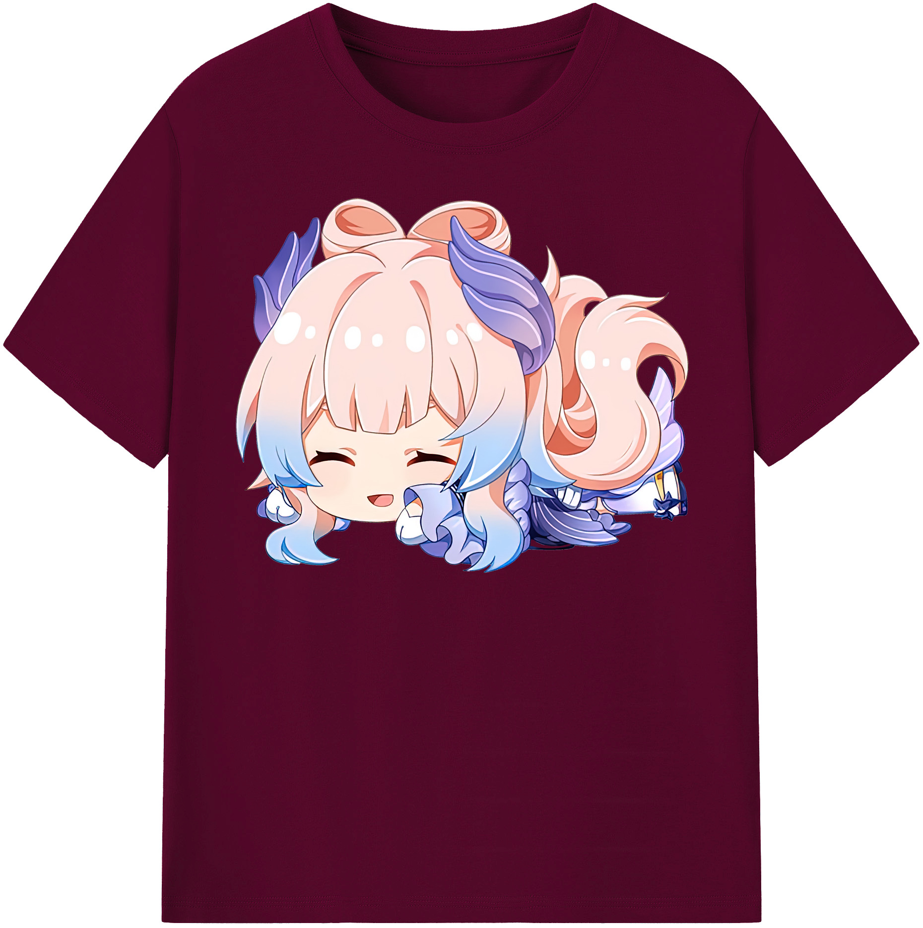 げんし神 珊瑚宮心海 サンゴノミヤ・ココミ genshin Sangonomiya Kokomi レディースカジュアルプリントTシャツ（綿100％）